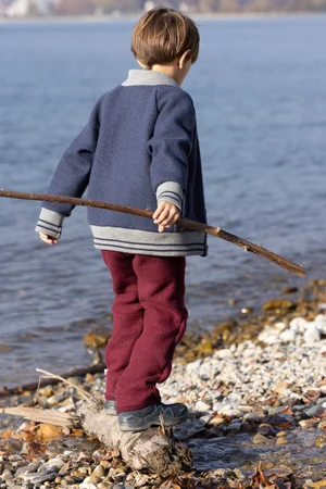 Boiled Wool College Jacket by disana — Chasing Windmills